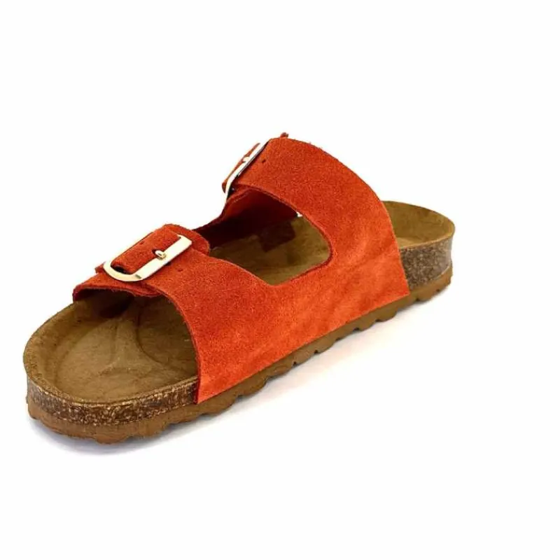 Vacances|Décontracté<Ivoire0473a Mules Plagettes Ivoire 11.71.2878.559 Daim Orange