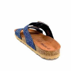 Vacances|Décontracté<Ivoire0098a Mules Plagettes Ivoire 2011.180 Jeans Platino Bleu