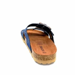 Vacances|Décontracté<Ivoire0098a Mules Plagettes Ivoire 2011.180 Jeans Platino Bleu