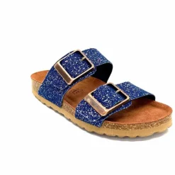 Vacances|Décontracté<Ivoire0098a Mules Plagettes Ivoire 2011.180 Jeans Platino Bleu