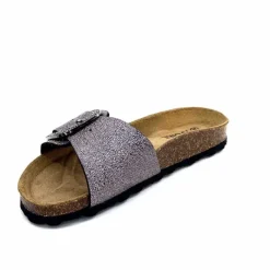 Vacances|Décontracté<Ivoire0473a Mules Plagettes Ivoire 11.71.14.351.413 Métal Gris GrisMétal