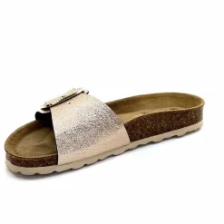 Vacances|Décontracté<Ivoire0473a Mules Plagettes Ivoire 11.71.14.351.412 Métal Dé Or