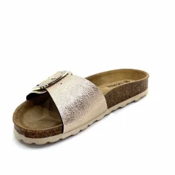 Vacances|Décontracté<Ivoire0473a Mules Plagettes Ivoire 11.71.14.351.412 Métal Dé Or