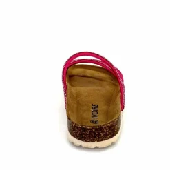 Vacances|Plagettes<Ivoire0473a Mules Plagettes Ivoire 11.71.14160.436 Strass Fushia