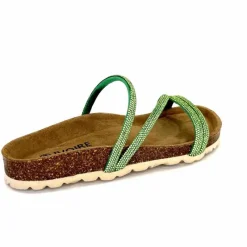 Vacances|Décontracté<Ivoire0473a Mules Plagettes Ivoire 11.71.14160.435 Strass Vert