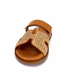 Vacances|Décontracté<382-ivoire Mules Plagettes Ivoire D27093-803 Raffia Coconut