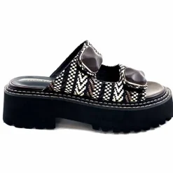 Compensées & Plateformes|Mules<noa harmon Mules Plateforme 9684 M55 Beige Noir