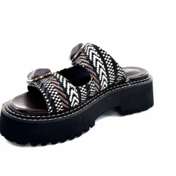 Compensées & Plateformes|Mules<noa harmon Mules Plateforme 9684 M55 Beige Noir