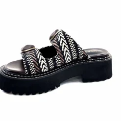 Compensées & Plateformes|Mules<noa harmon Mules Plateforme 9684 M55 Beige Noir