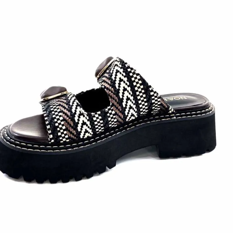 Compensées & Plateformes|Mules<noa harmon Mules Plateforme 9684 M55 Beige Noir