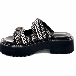 Compensées & Plateformes|Mules<noa harmon Mules Plateforme 9684 M55 Beige Noir