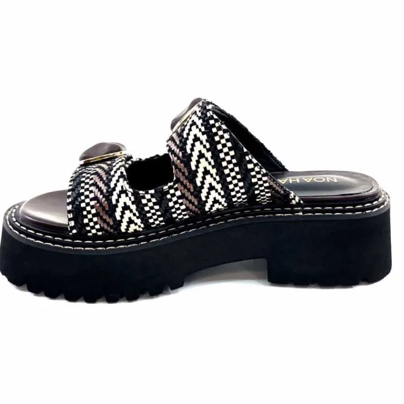 Compensées & Plateformes|Mules<noa harmon Mules Plateforme 9684 M55 Beige Noir