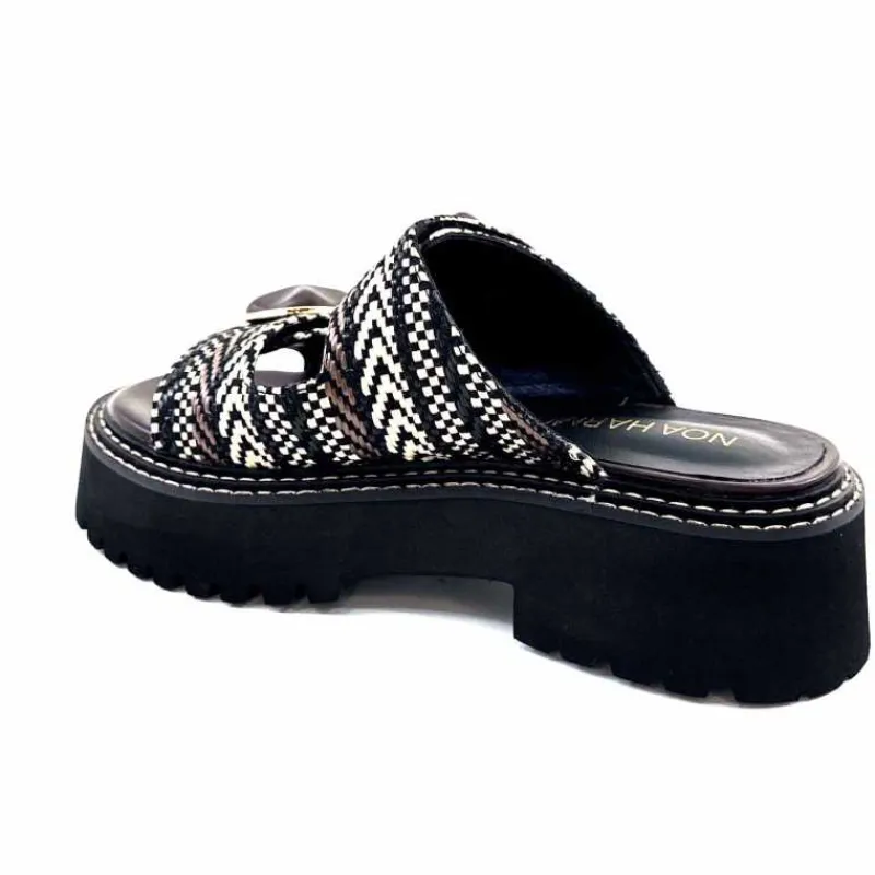 Compensées & Plateformes|Mules<noa harmon Mules Plateforme 9684 M55 Beige Noir