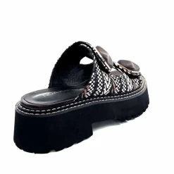 Compensées & Plateformes|Mules<noa harmon Mules Plateforme 9684 M55 Beige Noir