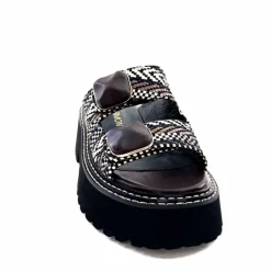 Compensées & Plateformes|Mules<noa harmon Mules Plateforme 9684 M55 Beige Noir