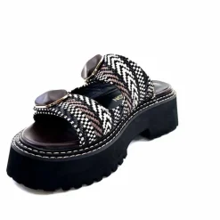 Compensées & Plateformes|Mules<noa harmon Mules Plateforme 9684 M55 Beige Noir