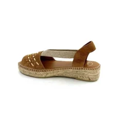 Vacances|Semelles Corde<Toni Pons Mules Plateformes Edith Daim Beige Marron