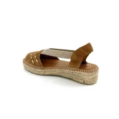 Vacances|Semelles Corde<Toni Pons Mules Plateformes Edith Daim Beige Marron