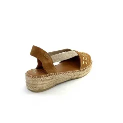 Vacances|Semelles Corde<Toni Pons Mules Plateformes Edith Daim Beige Marron