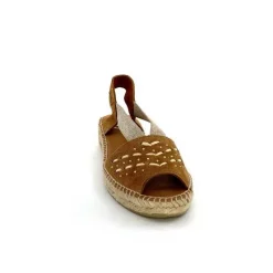 Vacances|Semelles Corde<Toni Pons Mules Plateformes Edith Daim Beige Marron