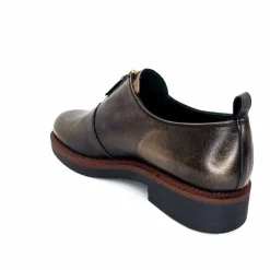 Masculin|Lacets<Ivoire0330 Richelieux Zip Ivoire 302 Cuir Bronze Marron