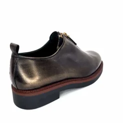 Masculin|Lacets<Ivoire0330 Richelieux Zip Ivoire 302 Cuir Bronze Marron