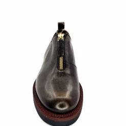 Masculin|Lacets<Ivoire0330 Richelieux Zip Ivoire 302 Cuir Bronze Marron