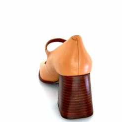 Elégant|Escarpins<angel alarcon Salomés 24565 492a Cuir Camel
