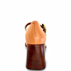 Elégant|Escarpins<angel alarcon Salomés 24565 492a Cuir Camel