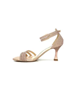 Soirée|Sandales<Nero Giardini Sandales à Talon Haut 307291 De631 Glitter Nude Rose