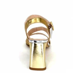 Soirée|Sandales<Ivoire0352 Sandales à Talon Ivoire F2215 Vally Cuir Or Argent