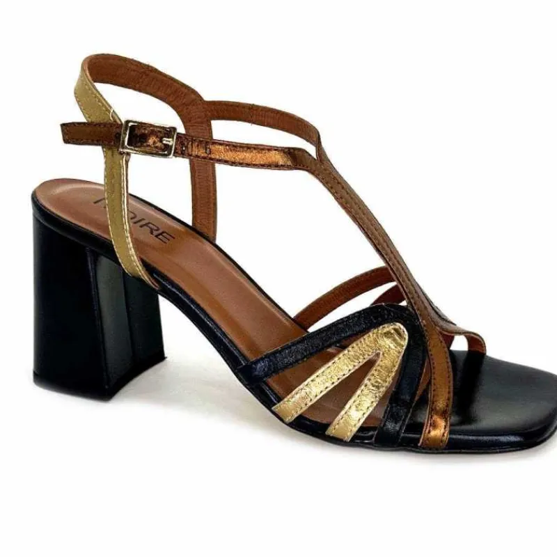 Soirée|Sandales<Ivoire0352 Sandales à Talon Ivoire K252 Mare 2 Cuir Bronze Noir