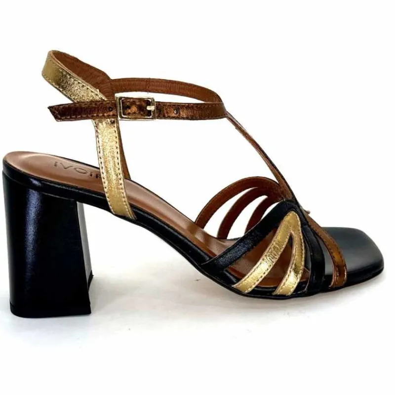Soirée|Sandales<Ivoire0352 Sandales à Talon Ivoire K252 Mare 2 Cuir Bronze Noir