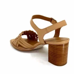 Vacances|Féminin<JHay Sandales à Talon 2688 Cuir Natur Petalo Taupe