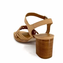 Vacances|Féminin<JHay Sandales à Talon 2688 Cuir Natur Petalo Taupe