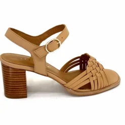 Vacances|Féminin<JHay Sandales à Talon 2688 Cuir Natur Petalo Taupe