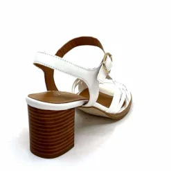 Féminin|Sandales<JHay Sandales à Talon 2688 Cuir Blanc