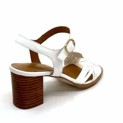 Féminin|Sandales<JHay Sandales à Talon 2688 Cuir Blanc