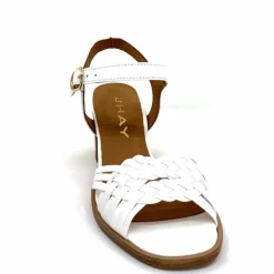 Féminin|Sandales<JHay Sandales à Talon 2688 Cuir Blanc