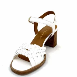 Féminin|Sandales<JHay Sandales à Talon 2688 Cuir Blanc