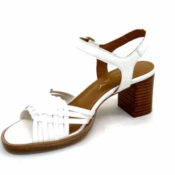 Féminin|Sandales<JHay Sandales à Talon 2688 Cuir Blanc