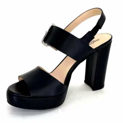 Talon|Féminin<Nero Giardini Sandales à Talon NeroGiardini410360 Cuir Noir