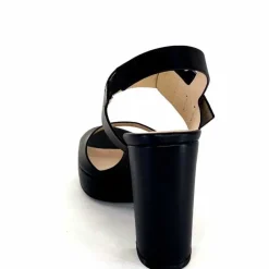 Talon|Féminin<Nero Giardini Sandales à Talon NeroGiardini410360 Cuir Noir