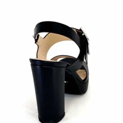 Talon|Féminin<Nero Giardini Sandales à Talon NeroGiardini410360 Cuir Noir