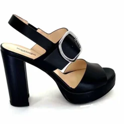 Talon|Féminin<Nero Giardini Sandales à Talon NeroGiardini410360 Cuir Noir
