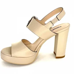 Talon|Féminin<Nero Giardini Sandales à Talon NeroGiardini410360Cuir Beige