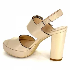 Talon|Féminin<Nero Giardini Sandales à Talon NeroGiardini410360Cuir Beige