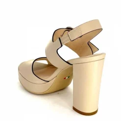 Talon|Féminin<Nero Giardini Sandales à Talon NeroGiardini410360Cuir Beige