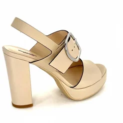 Talon|Féminin<Nero Giardini Sandales à Talon NeroGiardini410360Cuir Beige