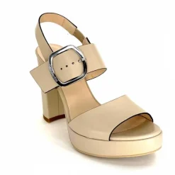 Talon|Féminin<Nero Giardini Sandales à Talon NeroGiardini410360Cuir Beige